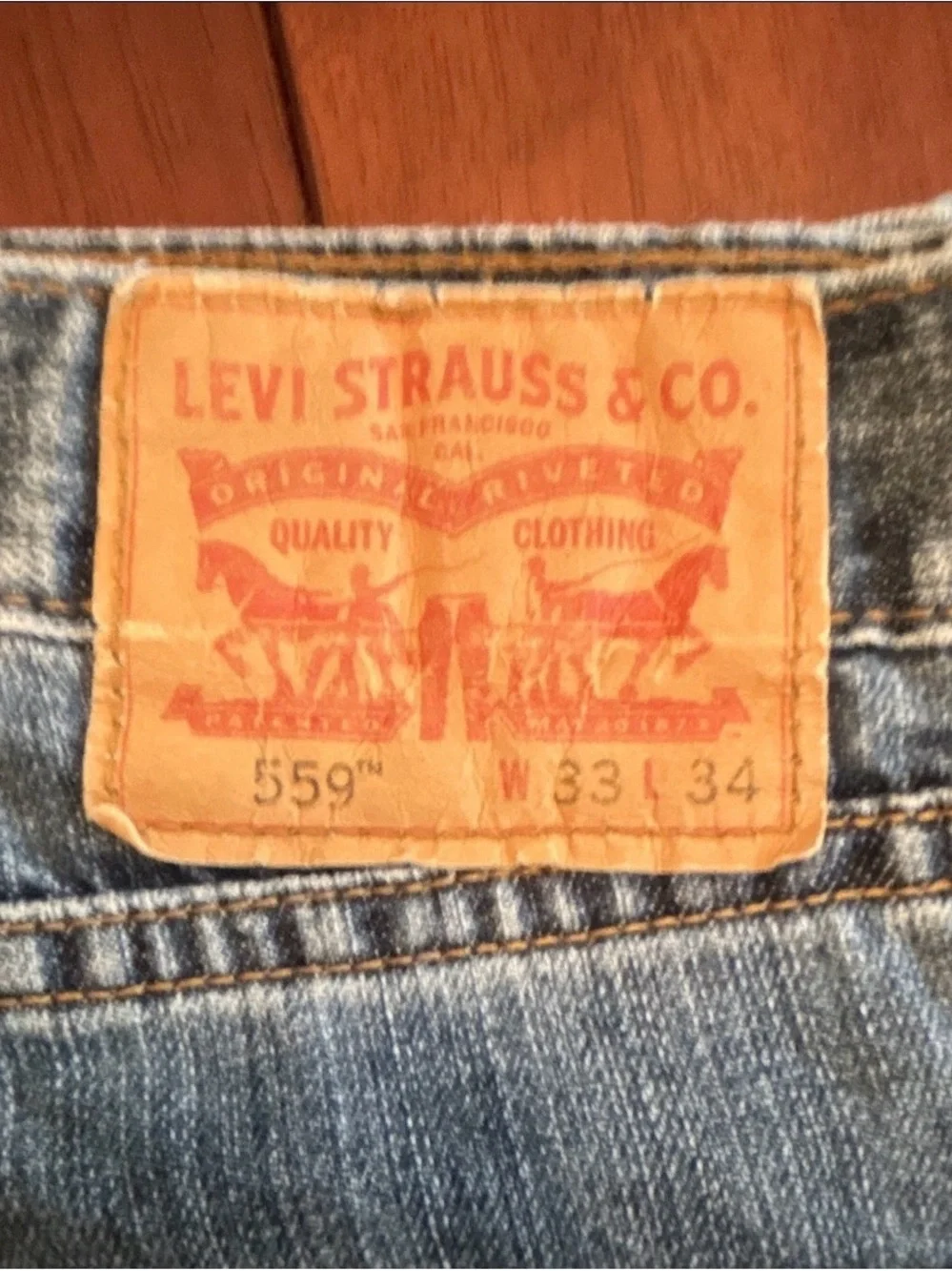 Levi's Men's Light Blue Relaxed Denim Jeans